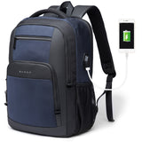 Sac à dos ordinateur 45x30x15 bleu avec port USB