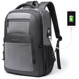Sac à dos ordinateur 45x30x15 gris avec port USB