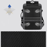 Sac à dos cabine 40x30x15 extensible agrandi – Sac à Dos Cabine Extensible 40x30x15 Sogaïa™ | Sogaïa