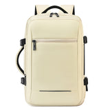 Sac à dos de voyage business beige format cabine