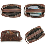 Trousse de toilette en cuir lifestyle – Trousse de Toilette en Cuir Sogaïa™ | Sogaïa