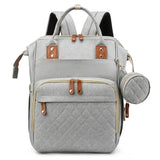 Sac à langer transformable en lit couffin turquoise vue de face – Sac à Langer Transformable en Lit Couffin | Sogaïa
