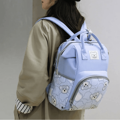Sac à dos à langer personnalisé vue de face – Sac à Dos à Langer Personnalisé | Sogaïa