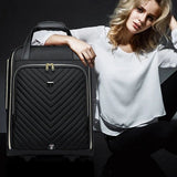 Valise roulettes cabine 45x36x20 vue de face – Valise Roulettes Cabine 45x36x20 Sogaïa™ | Sogaïa