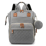 Sac à langer transformable en lit couffin gris vue de face – Sac à Langer Transformable en Lit Couffin | Sogaïa