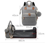 Sac à langer transformable en lit couffin corail vue de face – Sac à Langer Transformable en Lit Couffin | Sogaïa