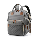 Sac à langer transformable en lit couffin beige vue de face – Sac à Langer Transformable en Lit Couffin | Sogaïa