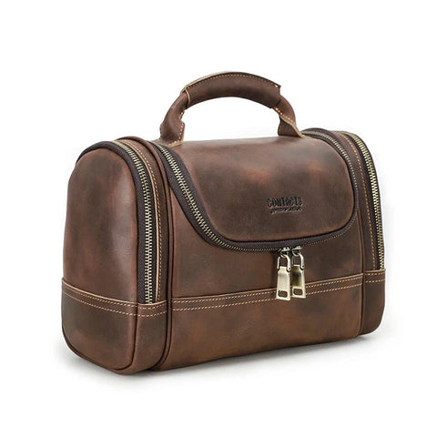 Trousse de toilette personnalisée homme vue de face – Trousse de Toilette Personnalisée Homme Sogaïa™ | Sogaïa