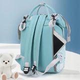 Sac à dos à langer personnalisé vert vue de face – Sac à Dos à Langer Personnalisé | Sogaïa