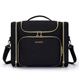 Open multi-compartment hanging toiletry bag – Bagsmart™ Multi-Compartment Hanging Toiletry Bag | Sogaïa
