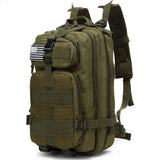 Sac à dos militaire 40x30x20 noir vue de face – Sac à Dos Voyage Cabine Militaire 40x30x20 | Sogaïa
