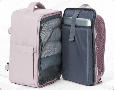Sac à dos 40x20x25 noir vue de profil – Sac à Dos 40x20x25 | Sogaïa