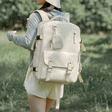 Sac à dos 40x20x30 gris vue de profil – Sac à Dos 40x20x30 Sogaïa™ | Sogaïa