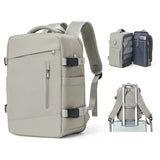 Sac à dos 40x20x25 beige vue de profil – Sac à Dos 40x20x25 | Sogaïa