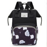 Sac à dos à langer personnalisé blanc vue de face – Sac à Dos à Langer Personnalisé | Sogaïa