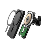 Soporte magnético para iPhone para coche: carga inalámbrica rápida de 30 W