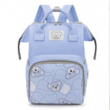 Sac à dos à langer personnalisé jaune vue de face – Sac à Dos à Langer Personnalisé | Sogaïa