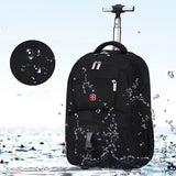 Sac à dos roulettes cabine 45x36x20 vue de profil – Sac à Dos Roulettes Cabine AirTravel 45x36x20 Sogaïa | Sogaïa