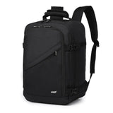 Sac à dos cabine 40x30x15 noir imperméable vue de face – Sac a Dos Cabine 40x30x15 | Sogaïa