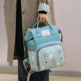 Sac à dos à langer personnalisé rose vue de face – Sac à Dos à Langer Personnalisé | Sogaïa