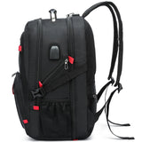 Mochila 45x36x20 preta vista de perfil – Mochila 45x36x20 | Sogaia