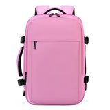 Sac à dos cabine rose avec poche frontale zippée