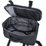 Sac à dos de voyage ouvert façon valise, intérieur noir