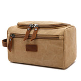 Trousse de toilette de voyage pour homme vert vue de face – Trousse de Toilette de Voyage pour Homme | Sogaïa