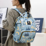 Sac à dos à langer personnalisé vue de profil – Sac à Dos à Langer Personnalisé | Sogaïa