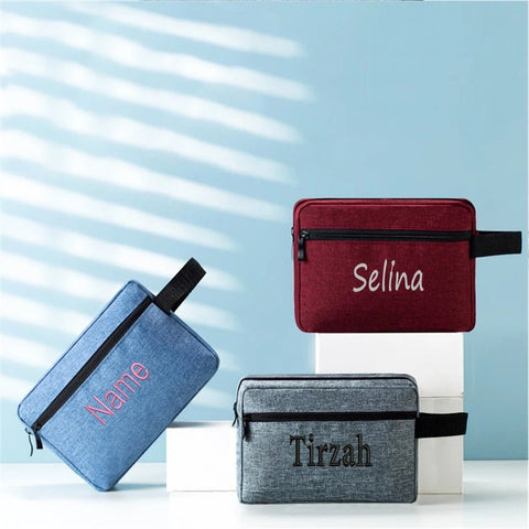 Trousse tissu personnalisée vue de face – Trousse Tissu Personnalisée | Sogaïa