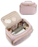 Trousse de toilette femme tendance beige vue de face – Trousse de Toilette Pour Femme Tendance Bagsmart™ | Sogaïa