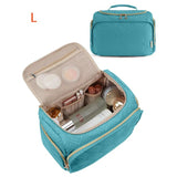 Trousse de toilette femme tendance jaune vue de face – Trousse de Toilette Pour Femme Tendance Bagsmart™ | Sogaïa