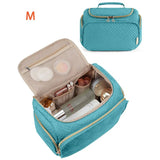 Trousse de toilette femme tendance orange vue de face – Trousse de Toilette Pour Femme Tendance Bagsmart™ | Sogaïa