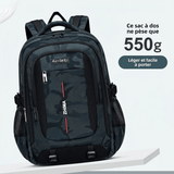 Sac à dos cabine léger en nylon noir
