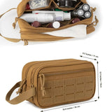 Trousse de toilette militaire noir vue de face – Trousse de Toilette Militaire | Sogaïa
