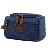 Trousse de toilette de voyage pour homme bordeaux vue de face – Trousse de Toilette de Voyage pour Homme | Sogaïa