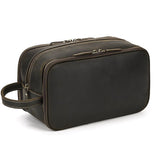 Trousse de toilette en cuir intérieur organisé – Trousse de Toilette en Cuir Sogaïa™ | Sogaïa