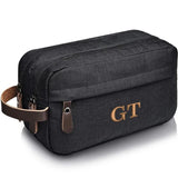 Trousse de Toilette Homme Personnalisée à 2 Compartiments Noir