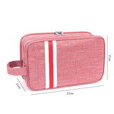 Trousse de toilette vacances jaune vue de face – Trousse de Toilette pour les Vacances | Sogaïa