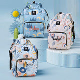 Sac à dos à langer personnalisé ouvert – Sac à Dos à Langer Personnalisé | Sogaïa