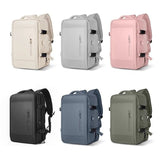 Sac à dos cabine 45x36x20 noir vue de profil – Sac à Dos Voyage Cabine Extensible 45x36x20 Sogaïa™ | Sogaïa