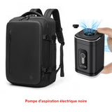 Sac à dos sous vide 45x30x20 avec pompe d'aspiration électrique noire