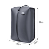 Sac de compression sous vide gris 46 x 35 x 20 cm avec valve et fermeture étanche