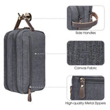 Trousse de toilette homme personnalisée 2 compartiments dimensions – Trousse de Toilette Homme Personnalisée à 2 Compartiments | Sogaïa