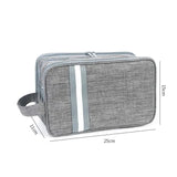 Trousse de toilette vacances kaki vue de face – Trousse de Toilette pour les Vacances | Sogaïa