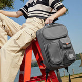 Cabin backpack 45x36x20 lifestyle when traveling – Cabin Backpack 45x36x20 Sogaïa™ | Sogaïa