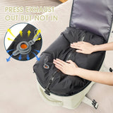 Sac à dos compression 40x20x25 gris vue de face – Sac à Dos de Compression Voyage 40x20x25 Sogaïa™ | Sogaïa