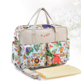 Sac à langer bébé noir vue de face – Sac à Langer Bébé Insular™ | Sogaïa