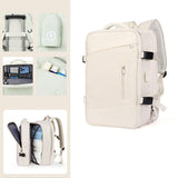 Sac à dos extensible 45x36x20 bleu marine vue de profil – Sac à Dos Extensible 45x36x20 | Sogaïa
