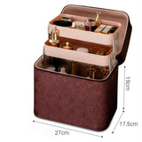 Vanity case rigide pour maquillage violet vue de face – Vanity Case Rigide pour Maquillage KreyKrey™ | Sogaïa